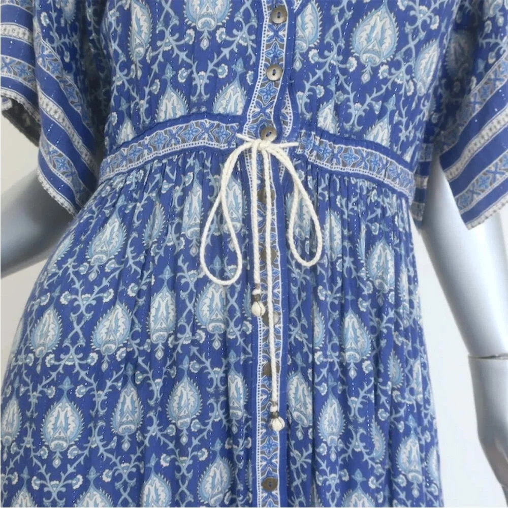 Spell & The Gypsy Oracle Maxi Dress Blue, gently worn, XS - Picture 2 of 4